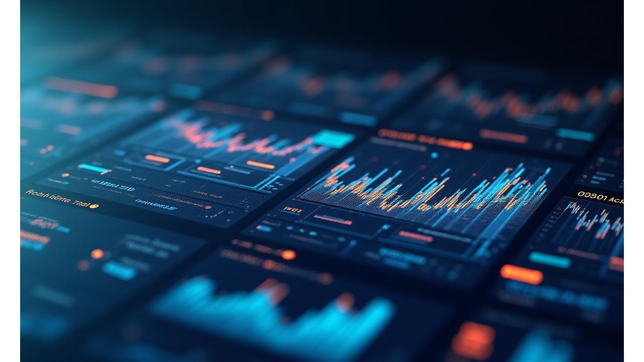 Yapay zeka destekli finansal analiz grafikleri ve hızlı karar mekanizmaları